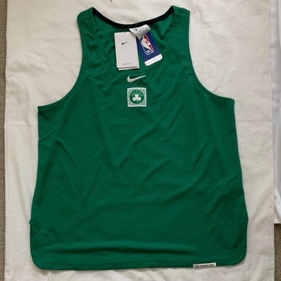 Nike Nba Tops - NIKE Women’s Boston Celtics Standard Issue Dri-Fit Tank Top in Green Sz LARGE